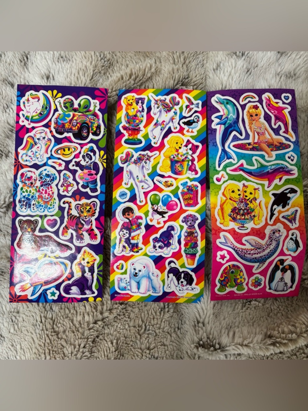 Lisa frank stickers and characters